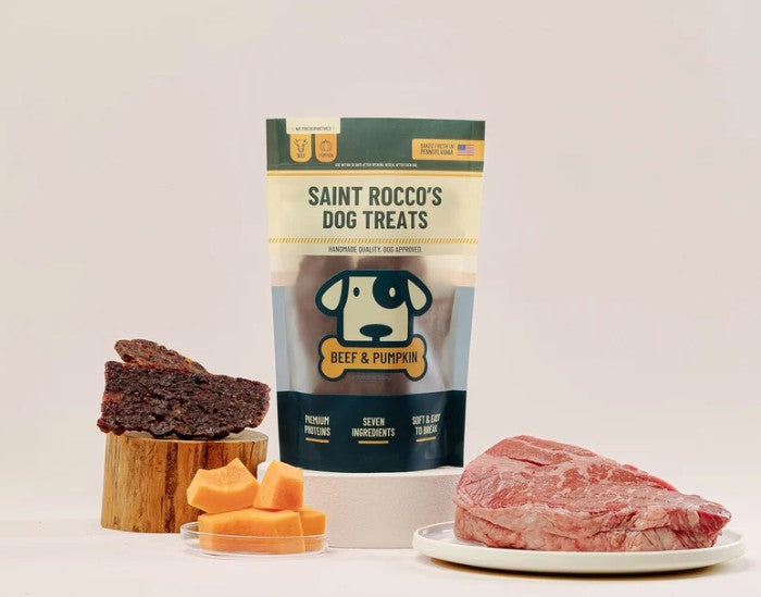 Saint Rocco's Beef and Pumpkin Treats 3 Ounce