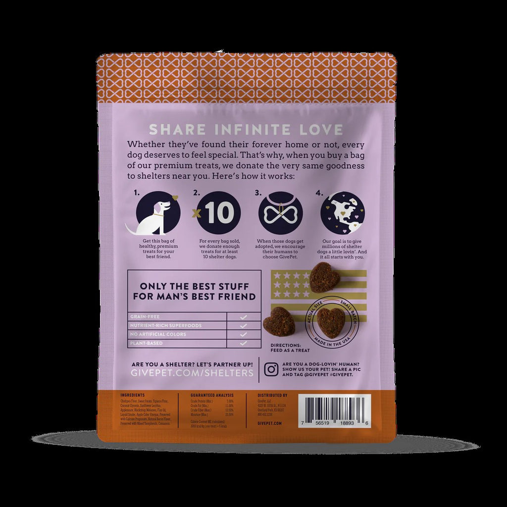 GivePet Off-Leash Leisure Soft and Chewy Training Dog Treats-6 Ounces
