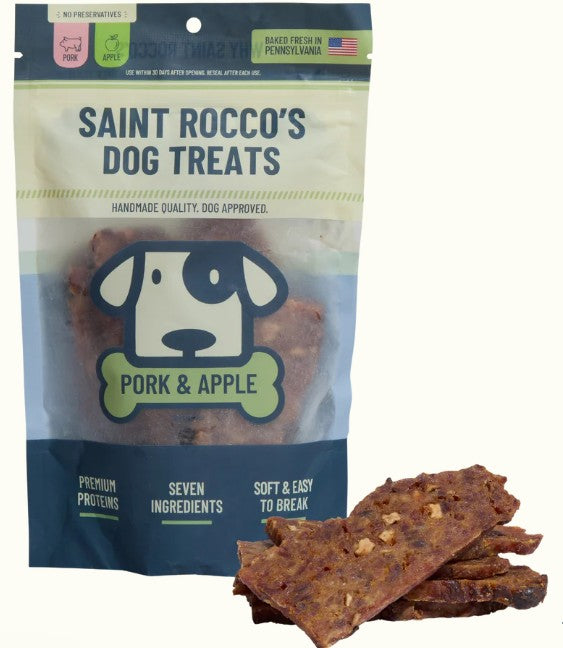 Saint Rocco's Pork and Apple Treats 3 Ounce