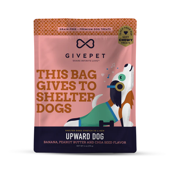 GivePet Upward Dog Soft and Chewy Training Dog Treats-6 Ounces