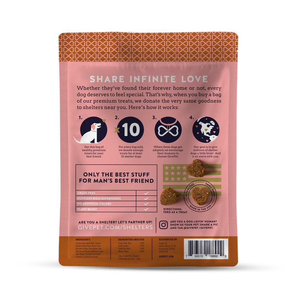 GivePet Upward Dog Soft and Chewy Training Dog Treats-6 Ounces